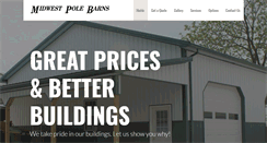 Desktop Screenshot of midwest-pole-barns.com